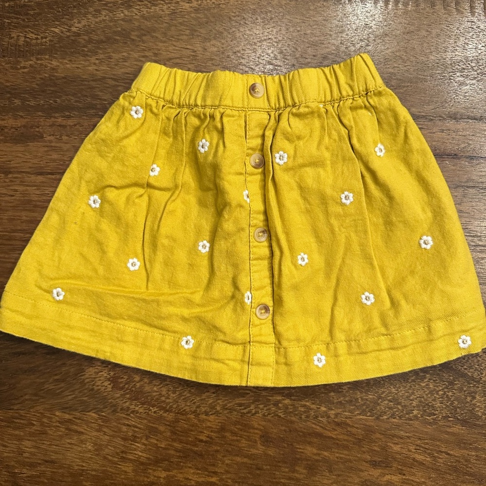 Mini Boden Sunny Yellow Skirt